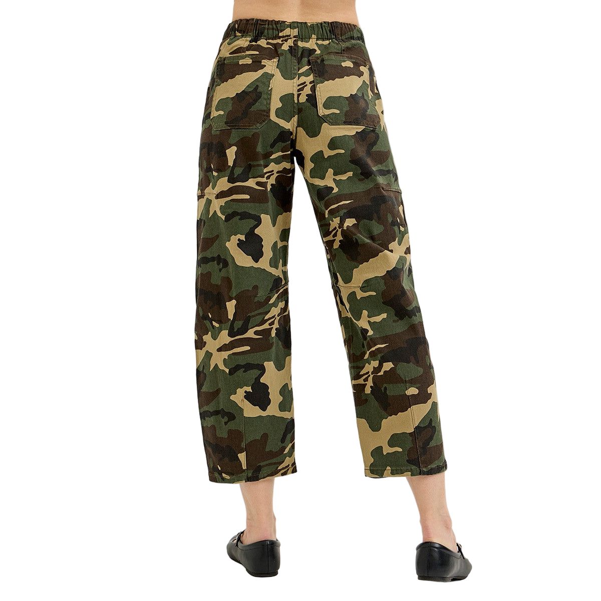 Women's Risen Camo Mid Rise Barrell Slung Pants PG21258