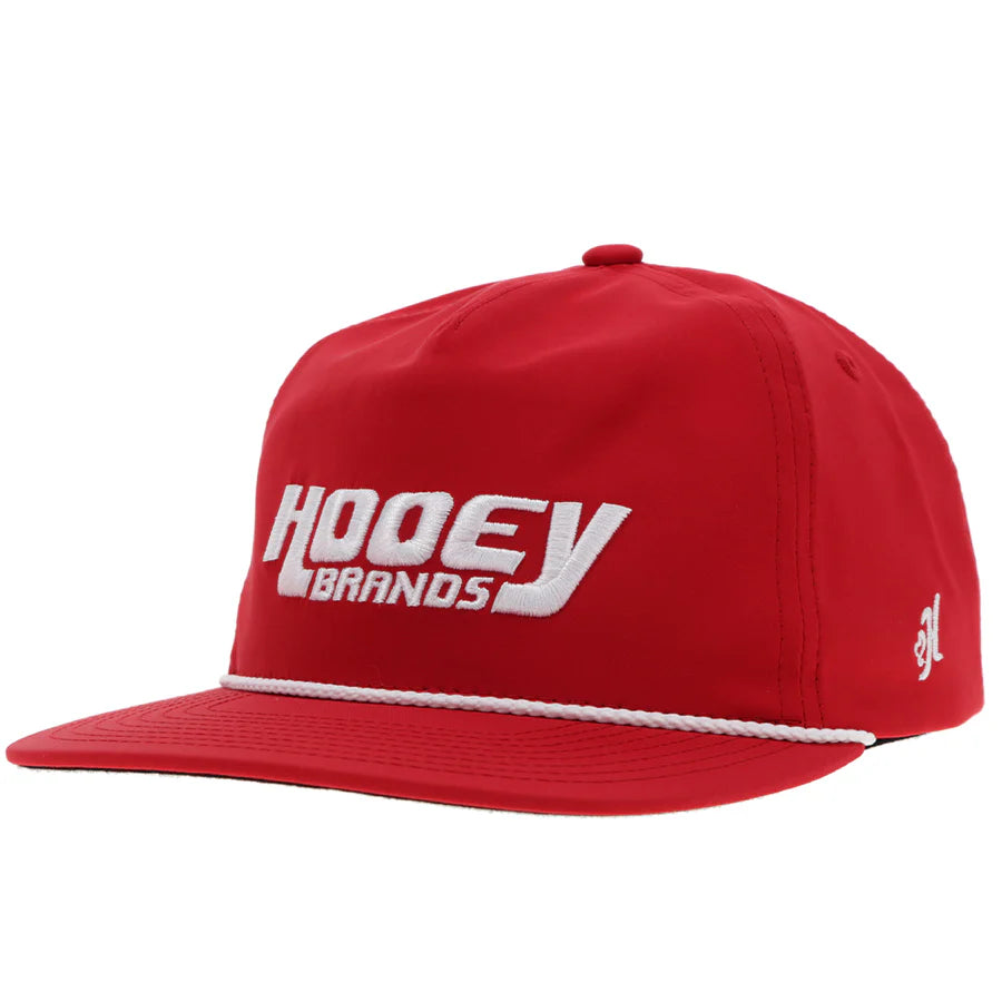 Men's Hooey "White Knuckle" Red and White Cap 2395T-RD - Crazy House Western Wear