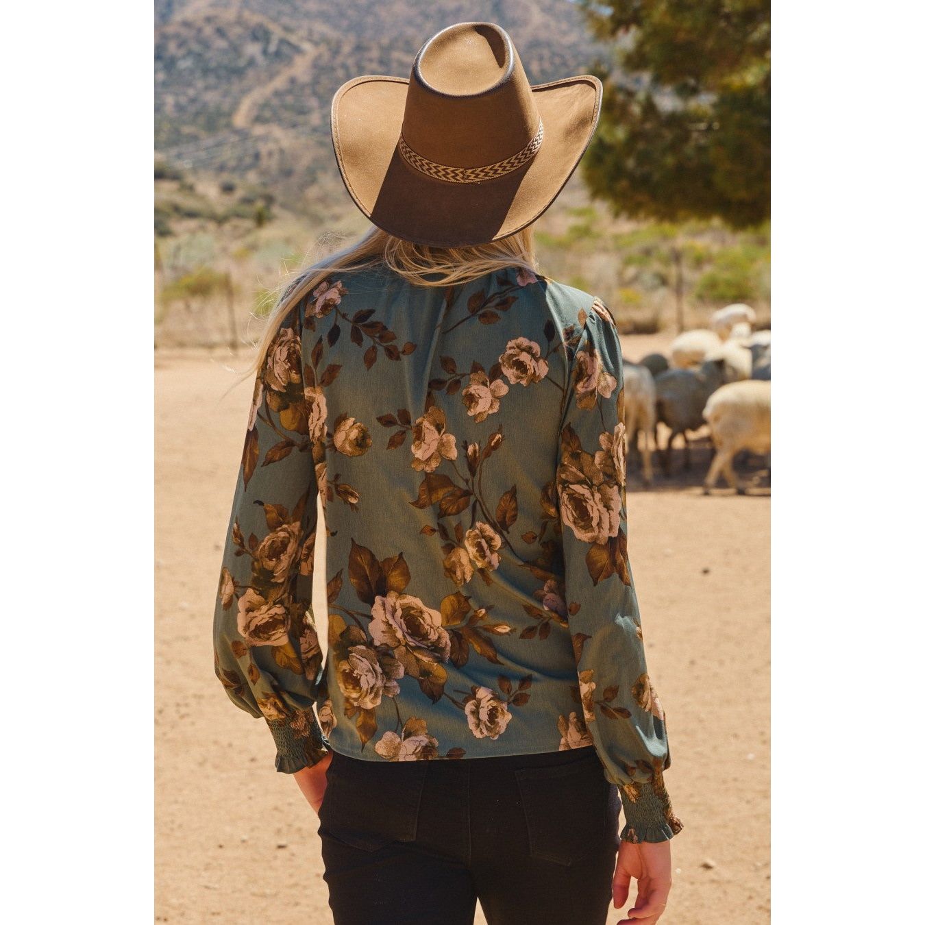 Women's Floral Printed Blouse IT18287