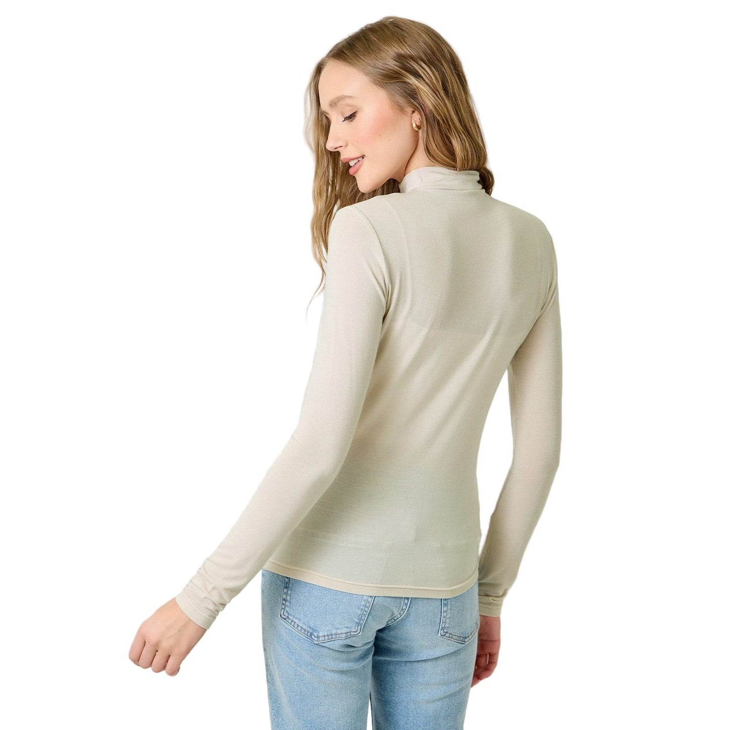 Women's Essential Mock Neck Top 61274