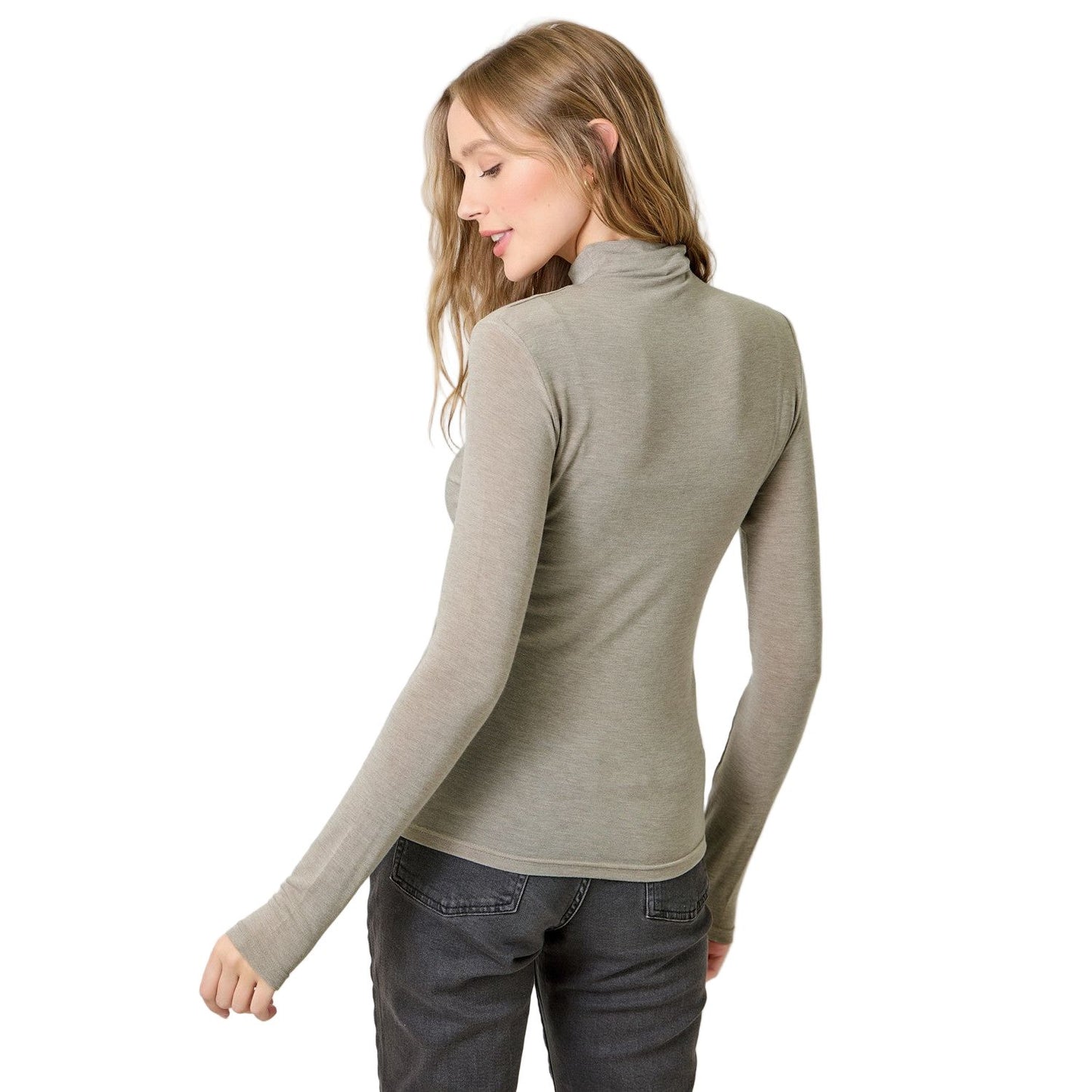 Women's Essential Mock Neck Top 61274