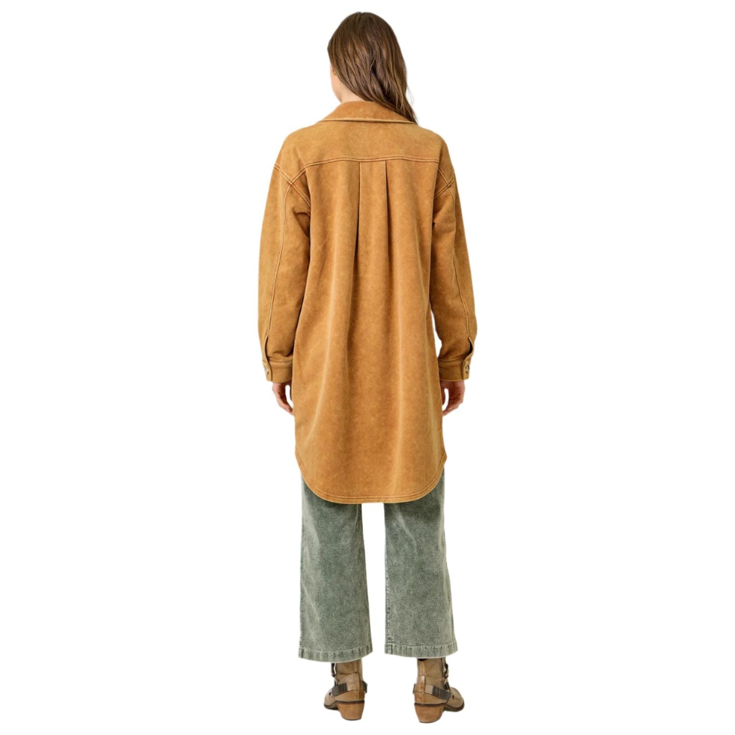 Women's Washed Terry Long Jacket 61231 - Crazy House Western Wear