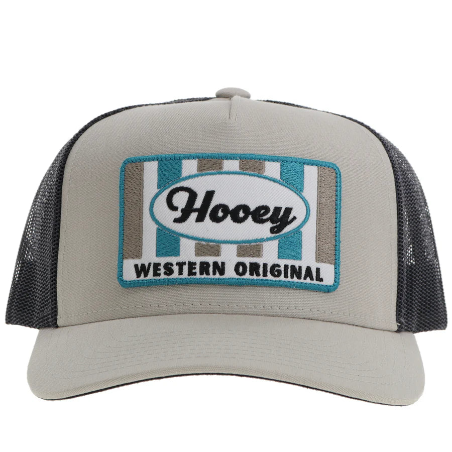 Men's Hooey "Sudan" Tan and Chacoal Cap with Patch 2411T-TNCH - Crazy House Western Wear