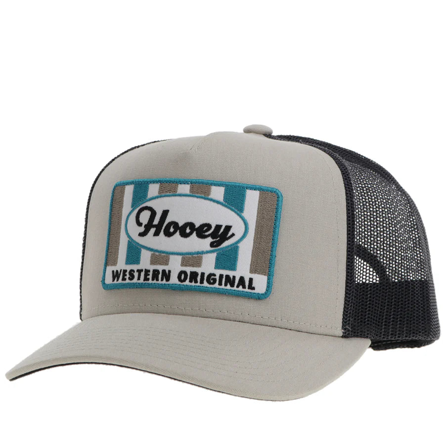 Men's Hooey "Sudan" Tan and Chacoal Cap with Patch 2411T-TNCH - Crazy House Western Wear