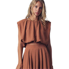 Women's Volume Sleeveless Tie Back Blouse 0069-1041 - Crazy House Western Wear