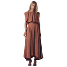 Women's Volume Sleeveless Tie Back Blouse 0069-1041 - Crazy House Western Wear