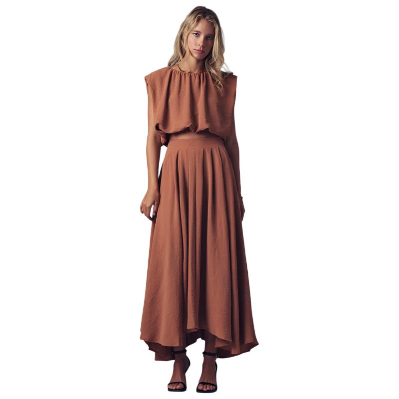 Women's Volume Sleeveless Tie Back Blouse 0069-1041 - Crazy House Western Wear