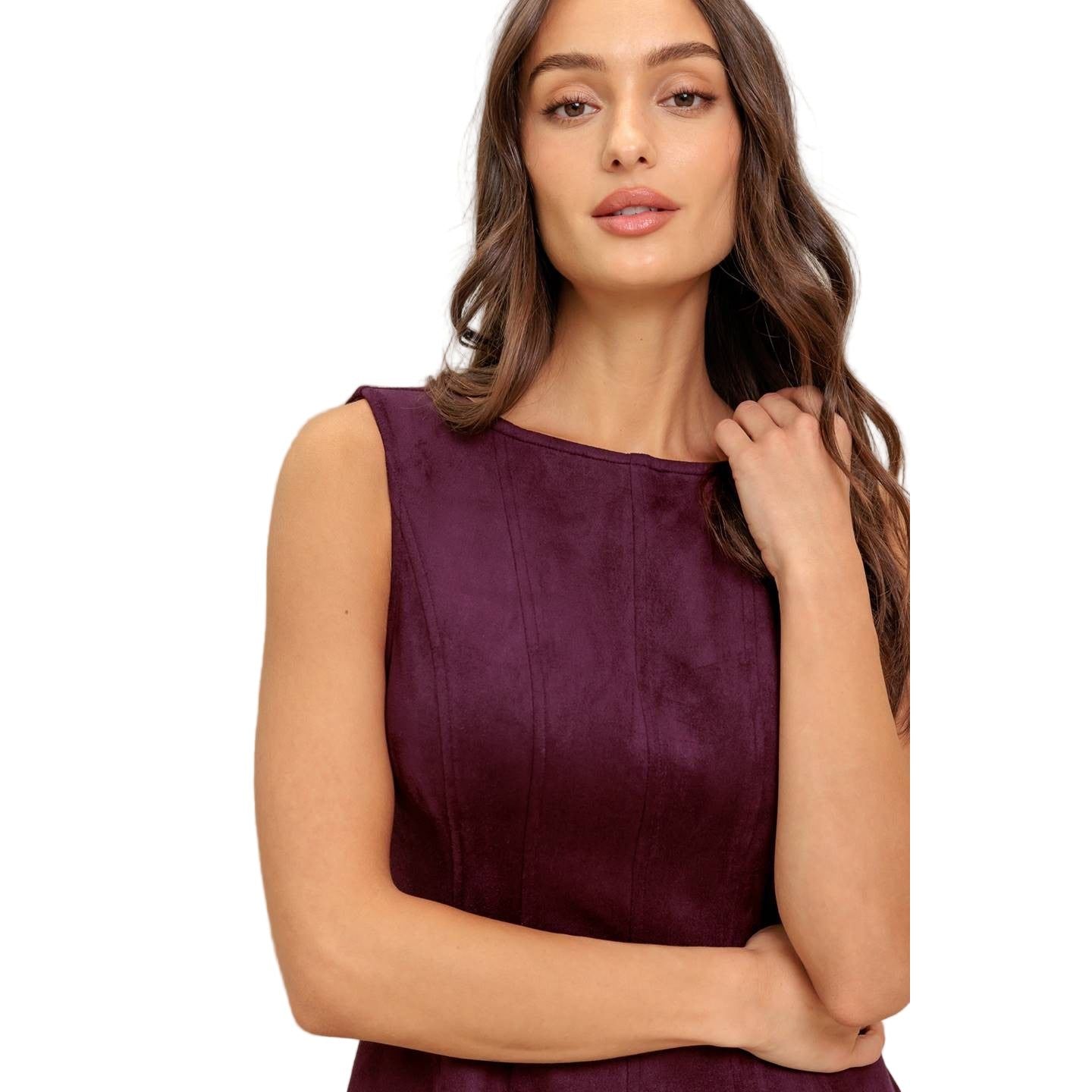 Women's Faux Suede Mini Dress ID22680