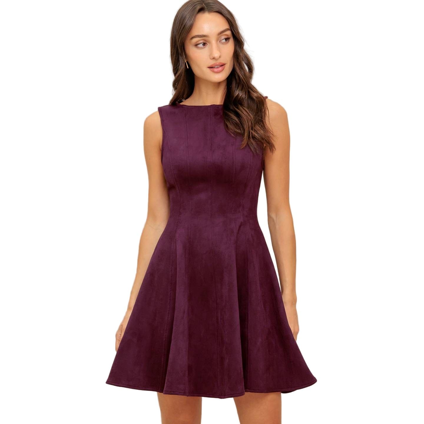 Women's Faux Suede Mini Dress ID22680