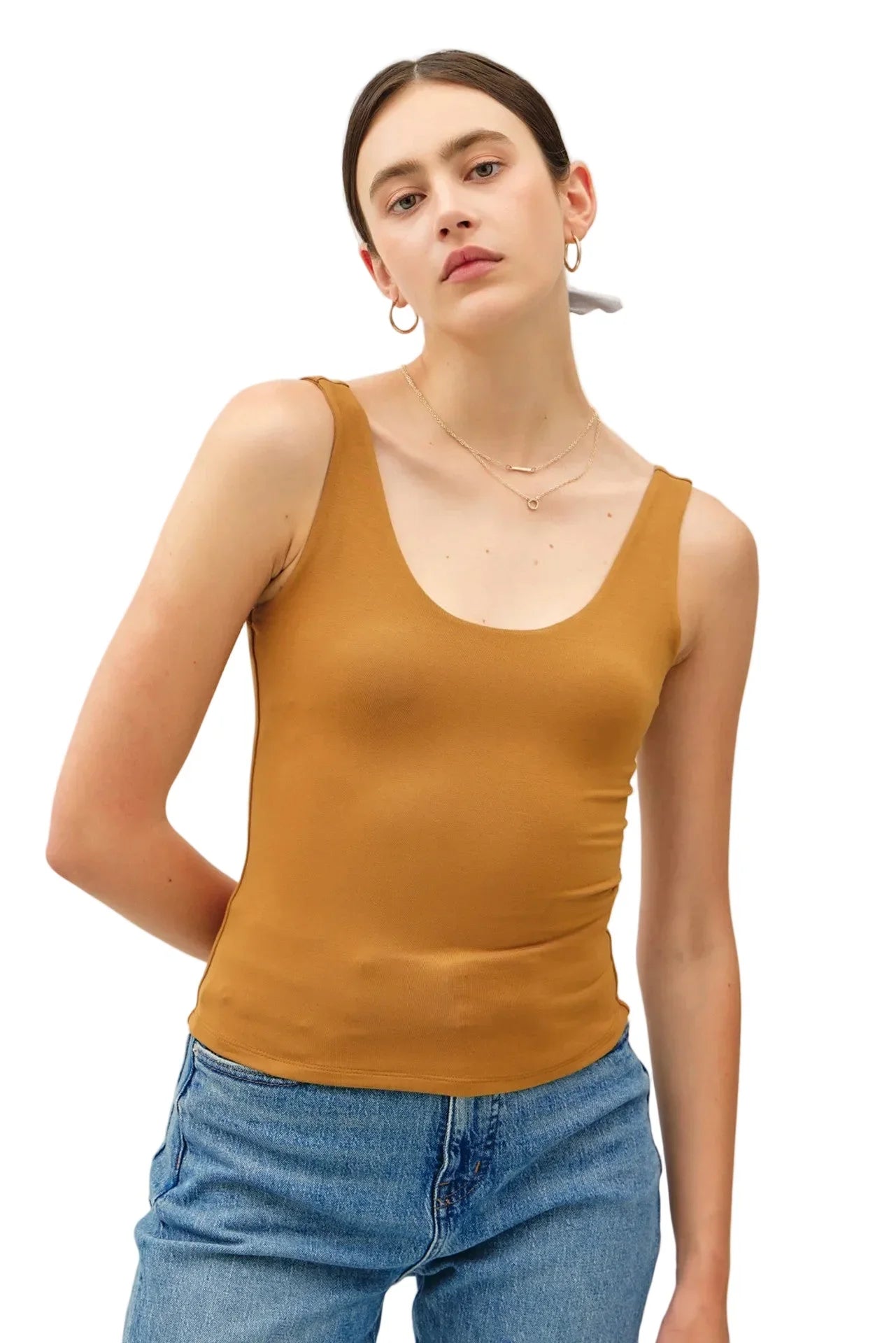 Women's Soft Core Basic Scoop Neck Tank 17818-TANK