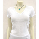 Women's Isac Handmade Navajo Arrowhead Turquoise Necklace