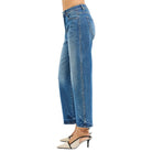 Women's Risen Slouchy Cropped Barrell Jeans PGC21419