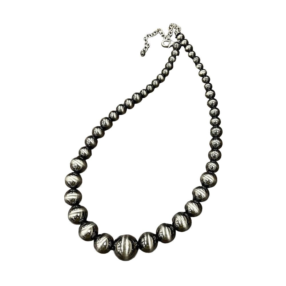 Women's Isac Handmade Very-big Graduated Polish Navajo Necklace