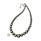 Women's Isac Handmade Very-big Graduated Polish Navajo Necklace