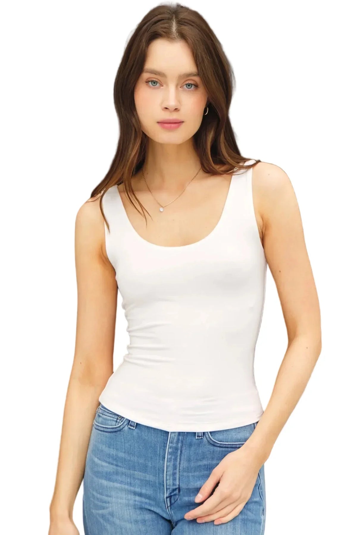 Women's Be Cool Basic Scoop Neck Tank Top