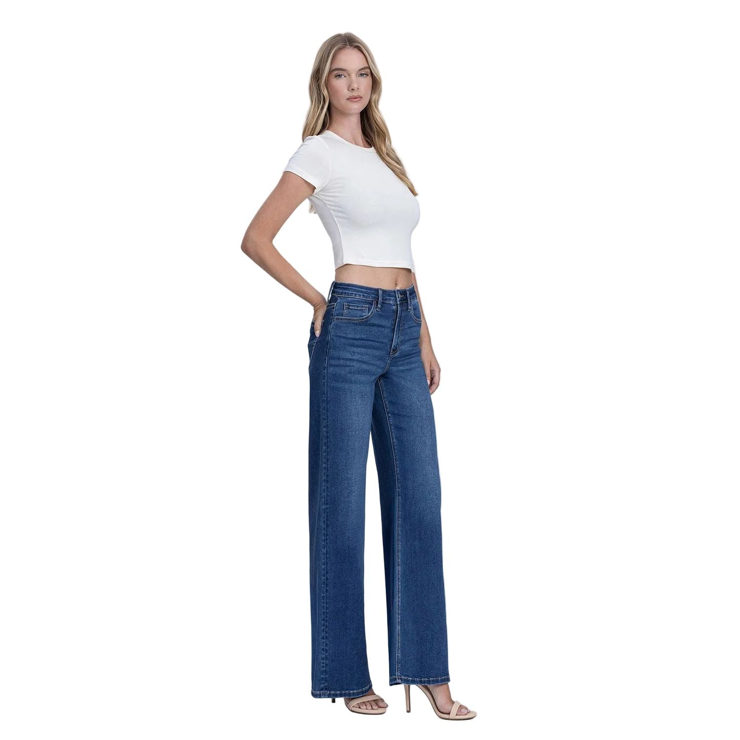 Women's Vervet Super High Rise Super Soft Wide Leg Jeans V3803