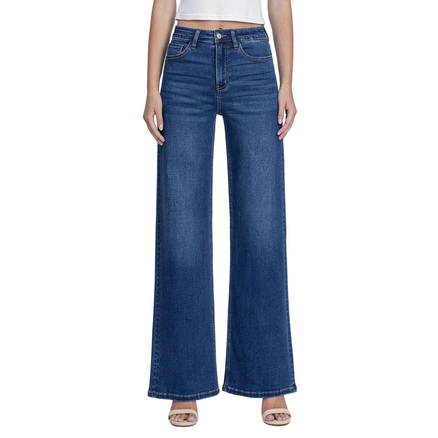 Women's Vervet Super High Rise Super Soft Wide Leg Jeans V3803