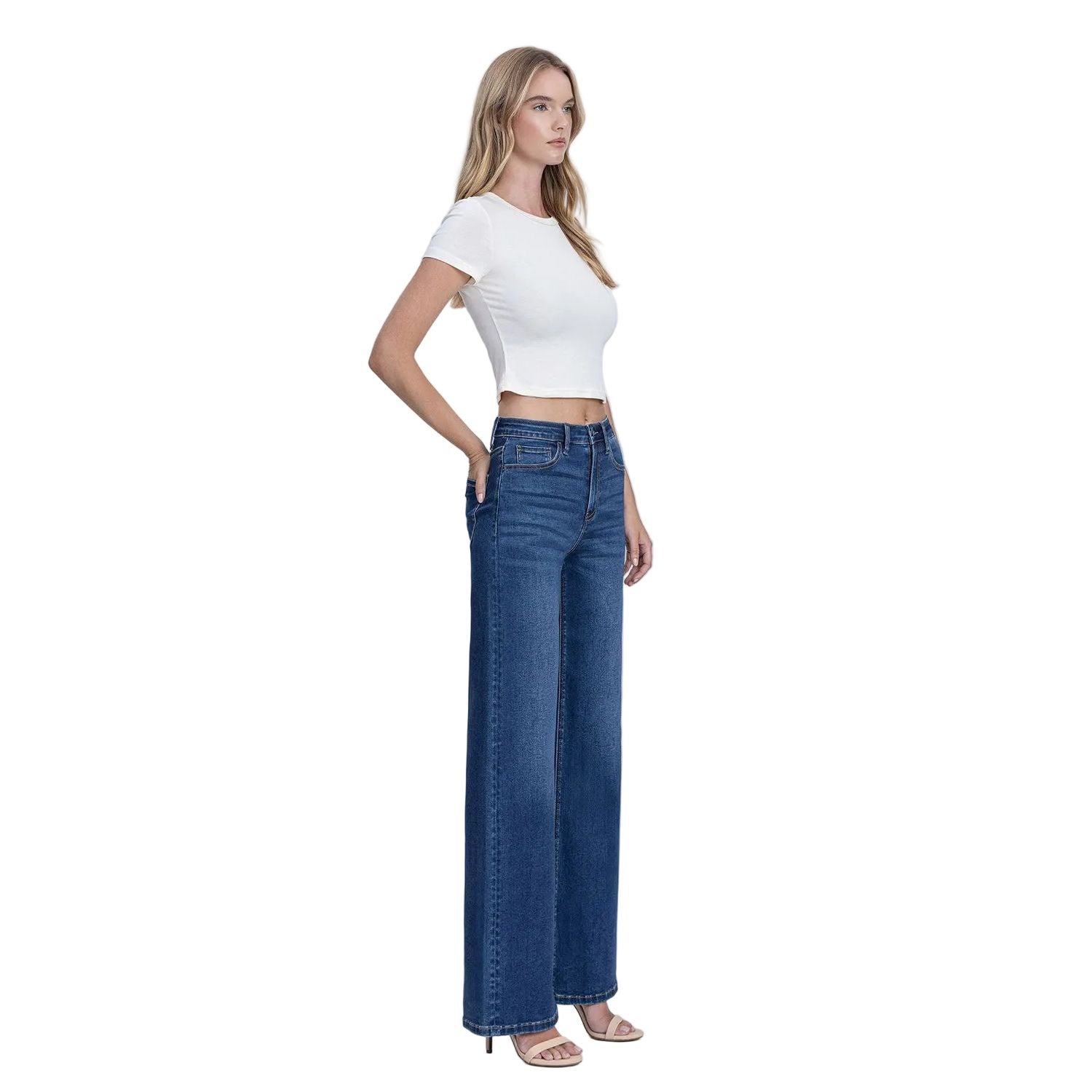 Women's Vervet Super High Rise Super Soft Wide Leg Jeans V3803