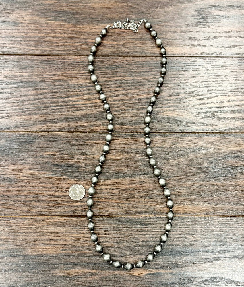 Women's Isac 34" Handmade 14mm Oval Navajo Bead Necklace 739710