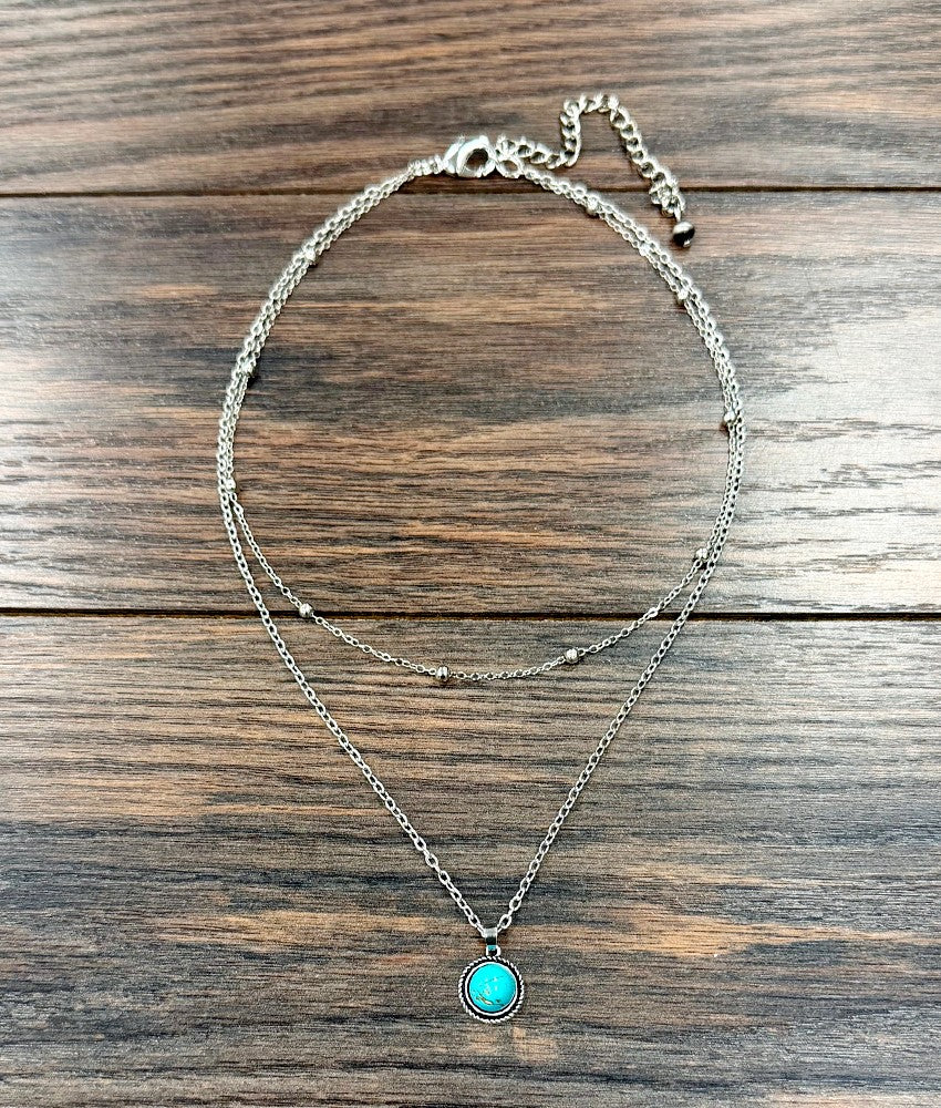 Women's Isac 20" 10mm Turquoise Strand Necklace 739719