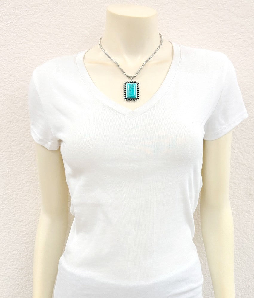 Women's Isac 16" Western Turquoise Necklace 739723