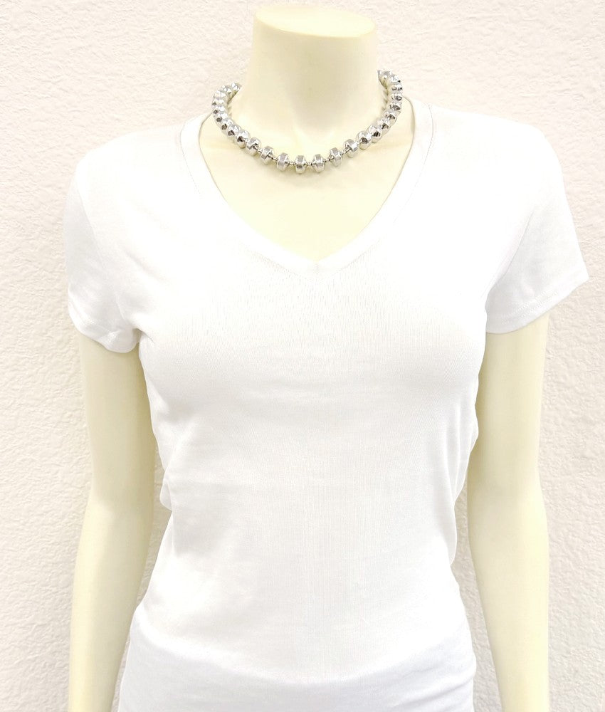 Women's Isac 15" Handmade Silver Navajo Necklace 739741