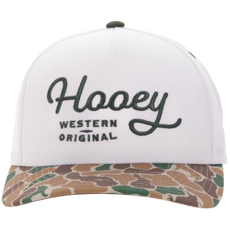 Men's Hooey "OG" Hat White/Camo 2560T-WHCA