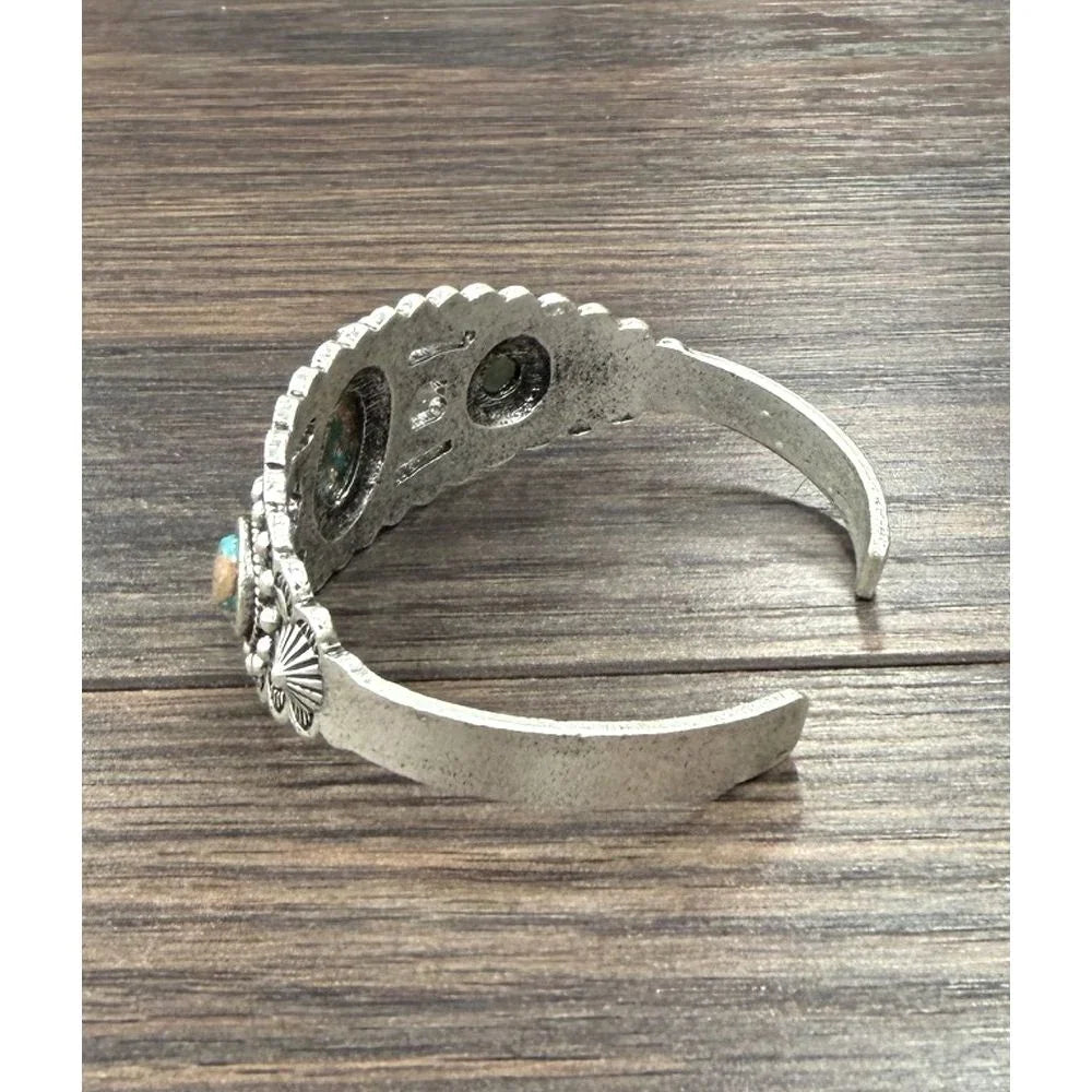 Women's Isac Western Gemstone Cuff Bracelet 711697