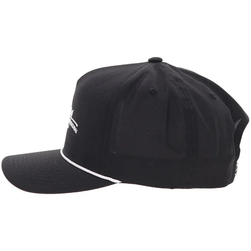 Hooey Boy's Black "Mark Out" Snapback 2601T-BK-Y