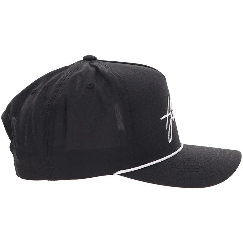 Hooey Boy's Black "Mark Out" Snapback 2601T-BK-Y