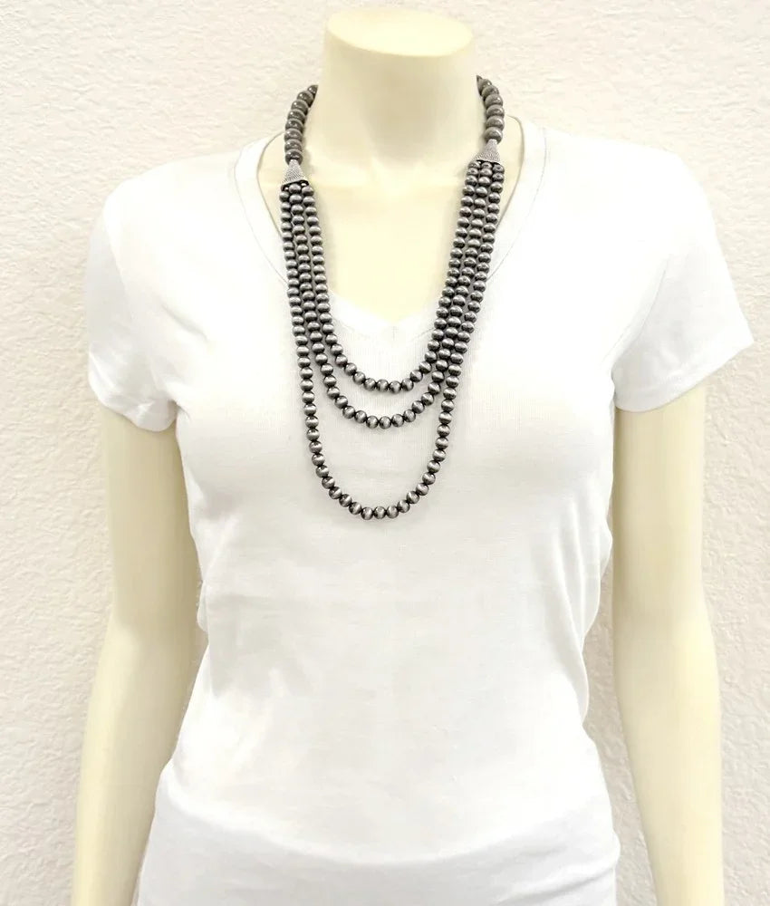 Isac Women's 30" Western Bead Layered Necklace