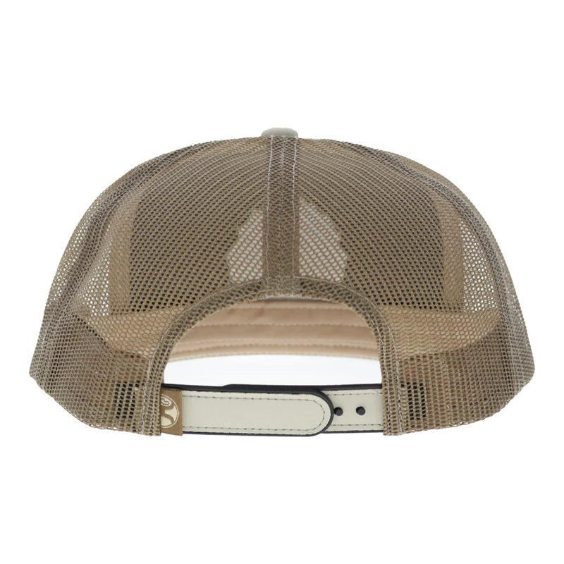 Hooey Men's Cream/Tan Spur 5-Panel Trucker Snapback 2614T-CRTN