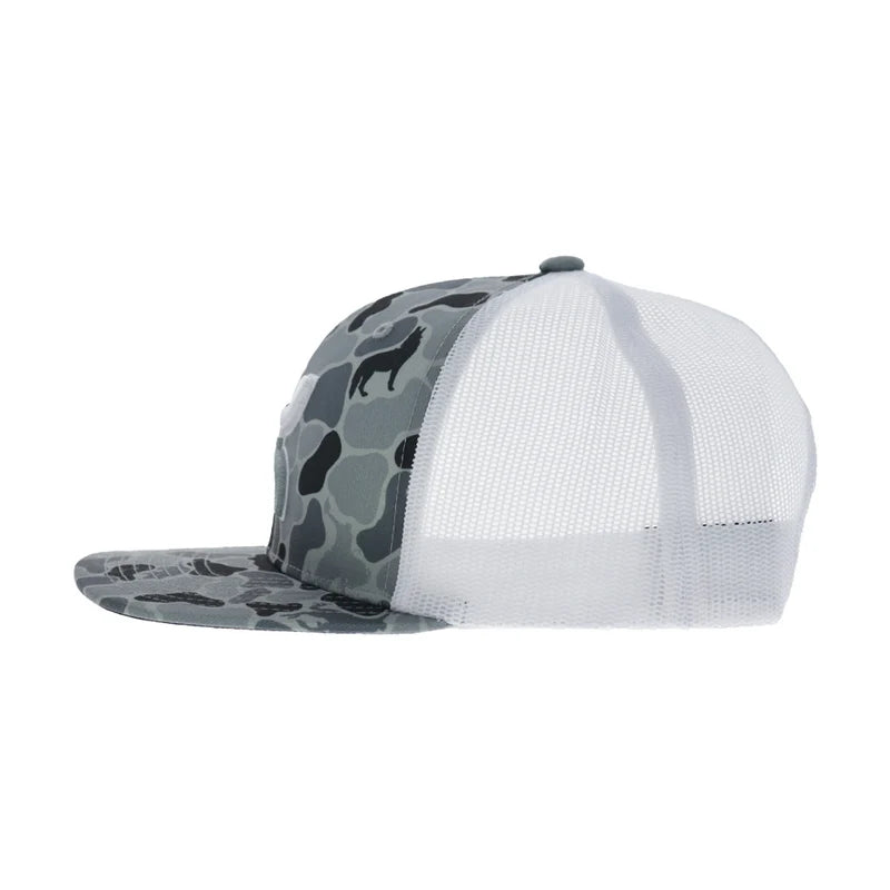 Hooey Men's Camo/White Texican 6-Panel Trucker Snapback 2620T-CAWH