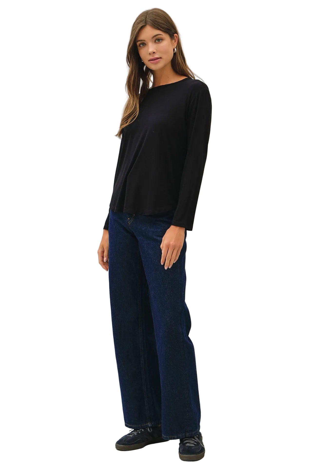 Be Cool Women's Bamboo/Modal Long Sleeve Round Neck T-shirt