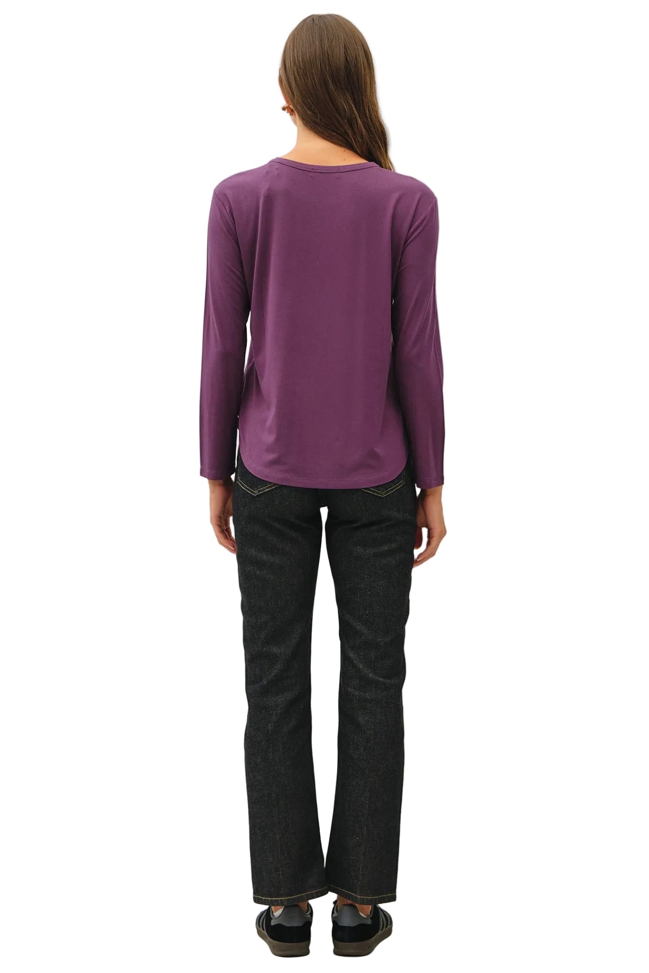 Be Cool Women's Bamboo/Modal Long Sleeve Round Neck T-shirt