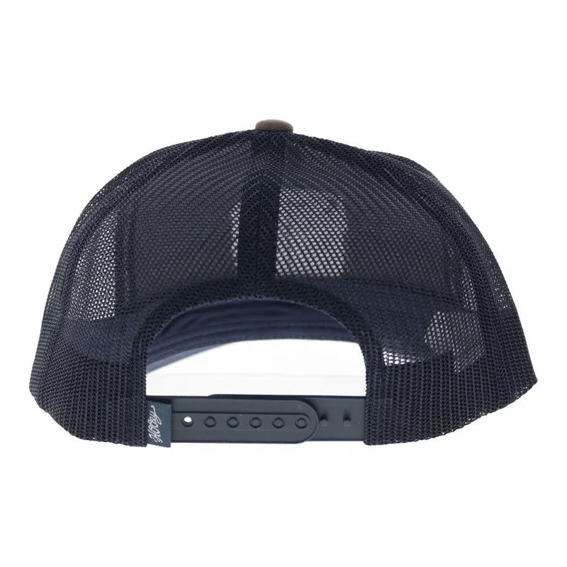 Hooey Men's Tan/Navy "Zenith" 6-Panel Trucker Snapback 2624T-TNNV