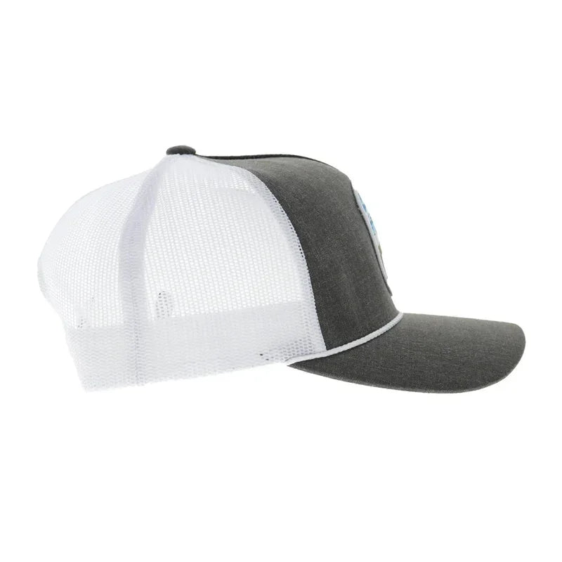 Hooey Men's Brown/White Cheyenne 5-Panel Trucker Snapback 2647T-BRWH