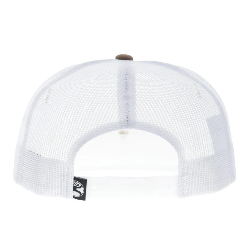 Hooey Men's Cream/White Trip 5-Panel Trucker Snapback 2658T-CRWH