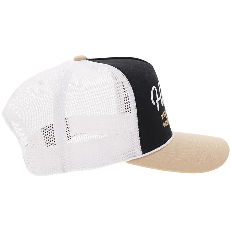 Men's Hooey Black White and Tan "OG" Cap 2660T-BKWH
