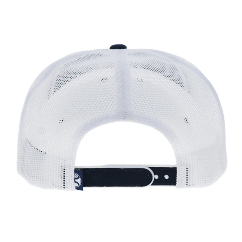 Men's Hooey "OG" Hat Charcoal/White with Navy Stitching 2660T-CHWH