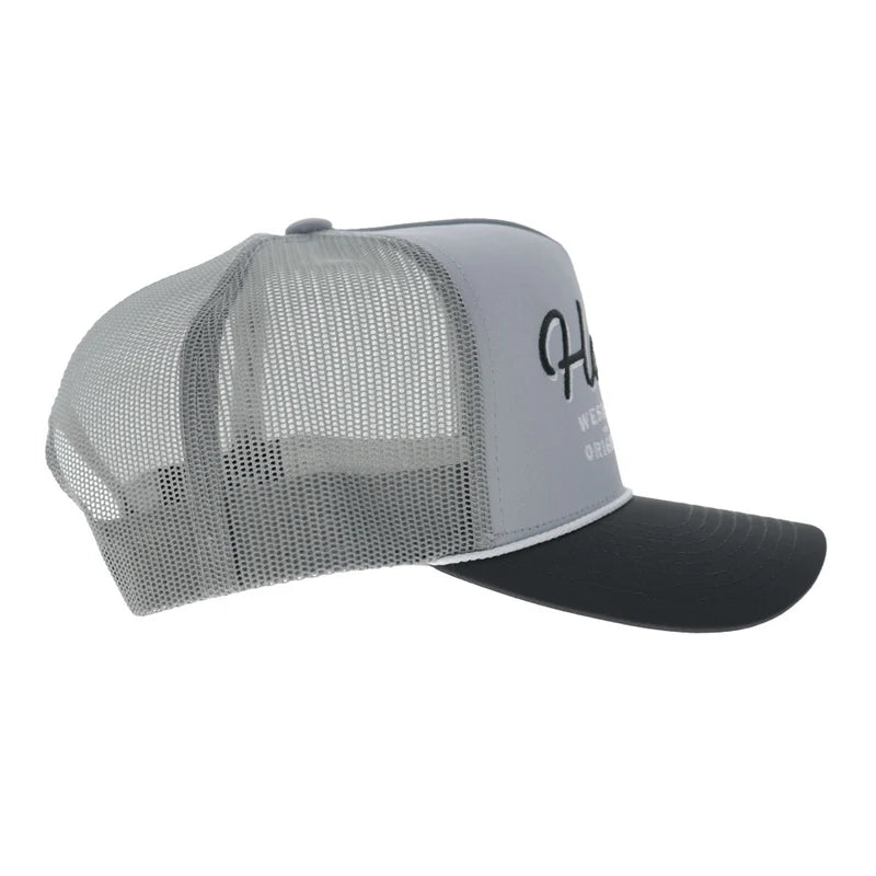 Hooey Boy's Gray/Charcoal OG 5-Panel Trucker Snapback 2660T-GYCH-Y