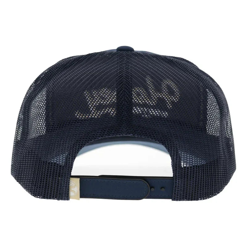 Hooey Men's Navy/Tan OG 5-Panel Trucker Snapback 2660T-NVTN