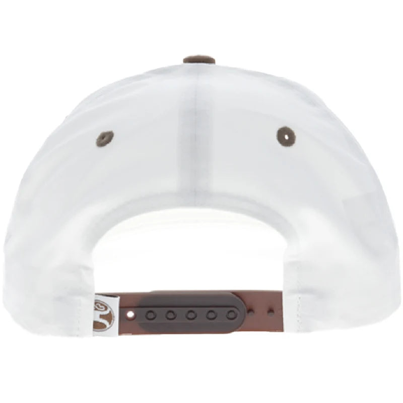 Hooey Men's White/Tan Ranger 5-Panel Full Surround Hat 2690T-WHTN