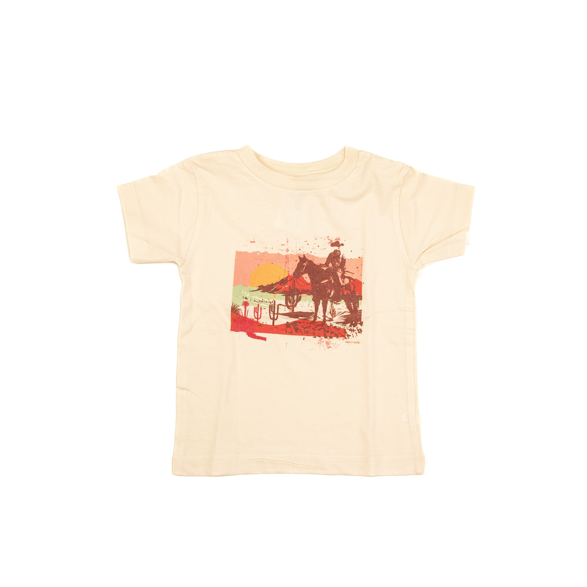 Girl's Youth "Cowboy Scene" T-shirt - Crazy House Western Wear