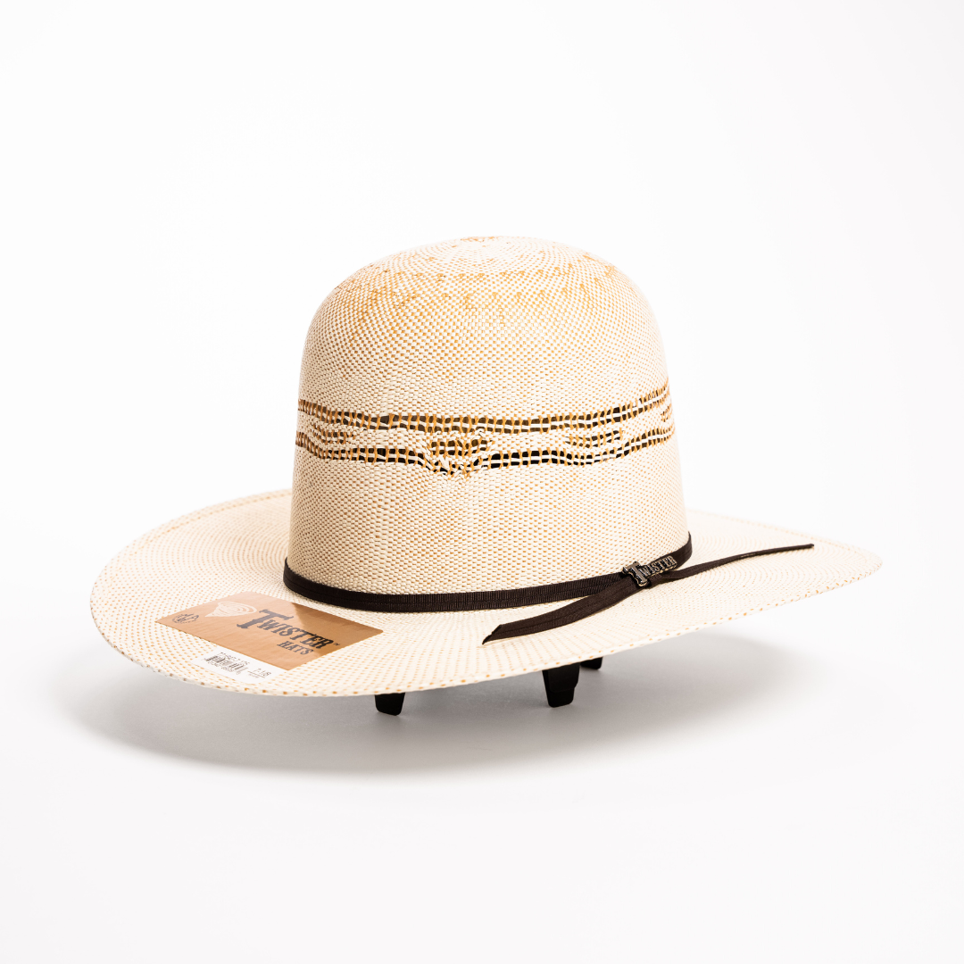 Twister Bangora 3.5" Straw Hat T71647 - Crazy House Western Wear