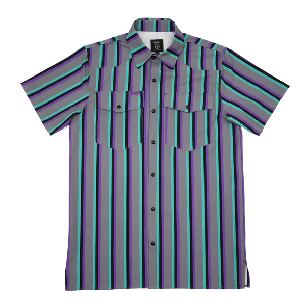 Boy's SanJac Retro Short Sleeve Snap Up Shirt Y-COAHUILA-S/S-RETRO - Crazy House Western Wear