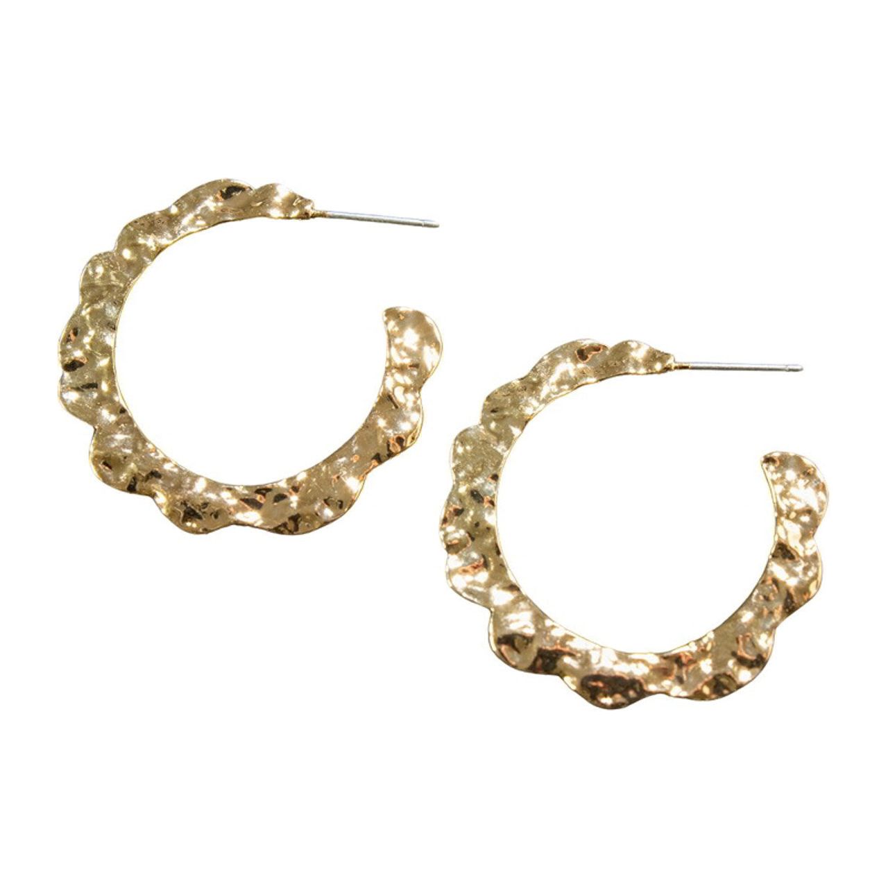Blazin Roxx Gold Hoop Earrings Blazin Roxx Gold Hoop Earrings