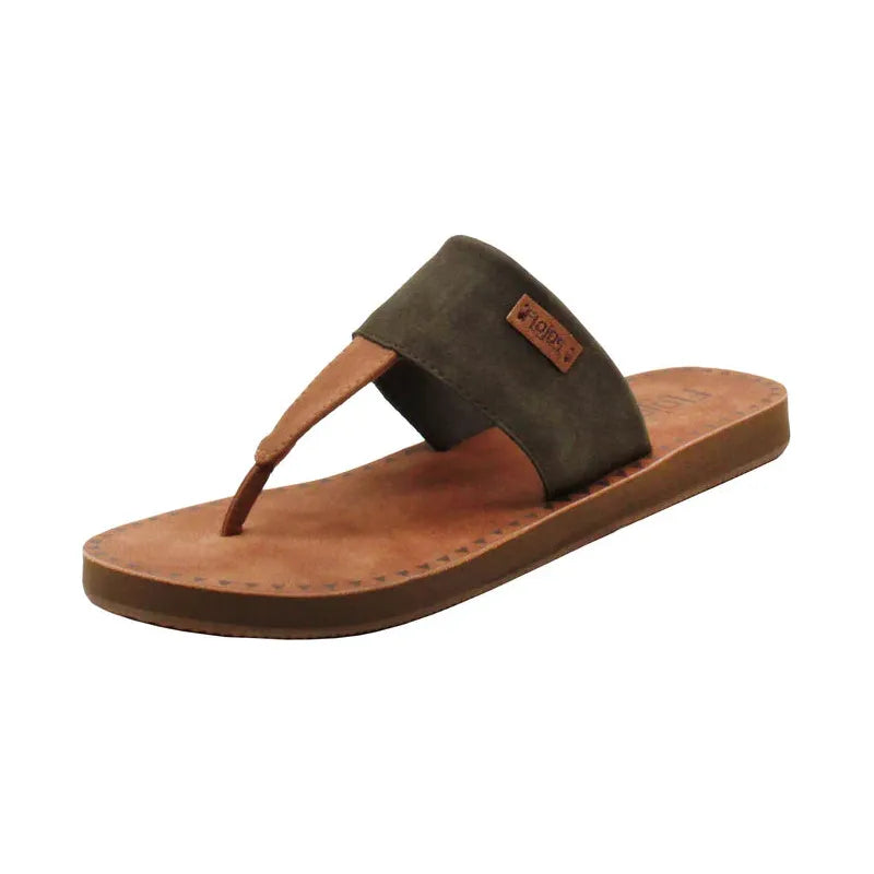 Women's Flojos Grace Hooded Sandal 329-KHA/TAN - Crazy House Western Wear