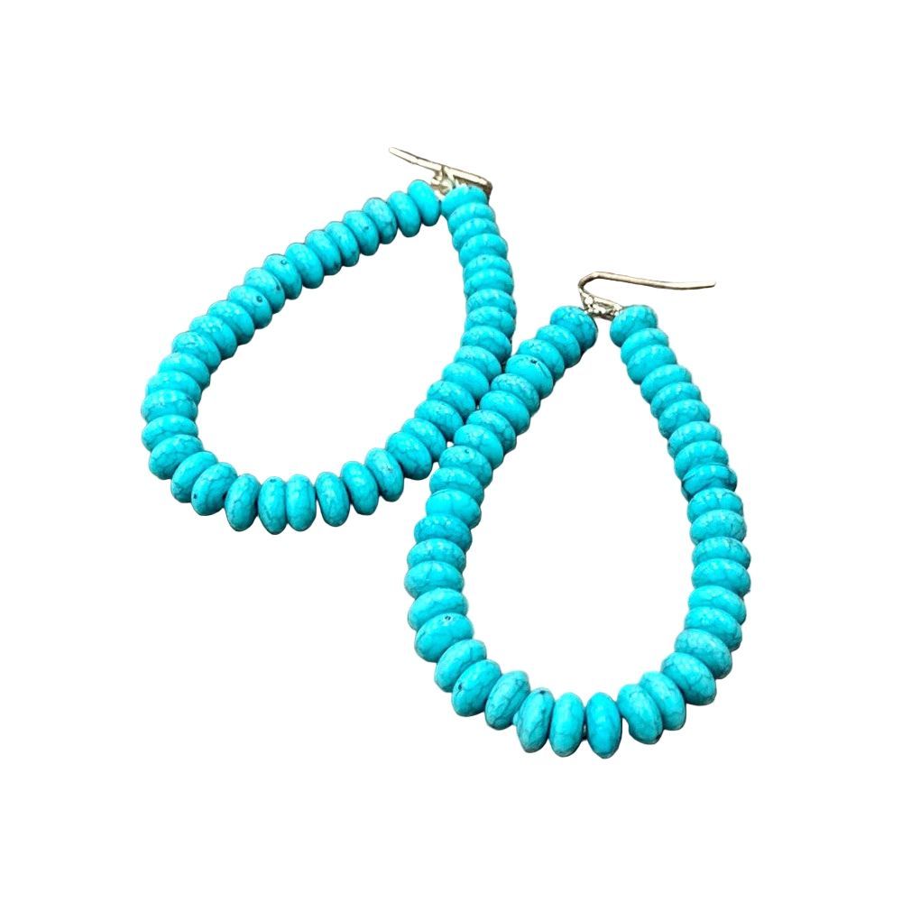 Women's Isac 3.2" LKong 8mm Bead Earrings