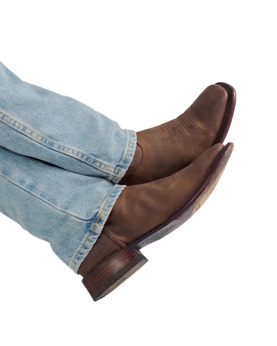 Tecovas Men's Cafe Goat The Doc Square Toe Boots M10031CAF